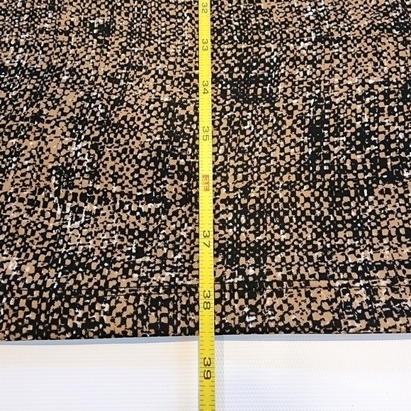 Talbots Size Medium 3/4 length‎ Sleeve Brown Black Dress NWT - Picture 8 of 11